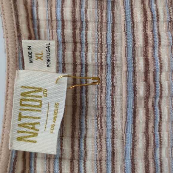 New!! Nation LTD Babs Square Neck Tank -Layer Cake NWT - Picture 2 of 7